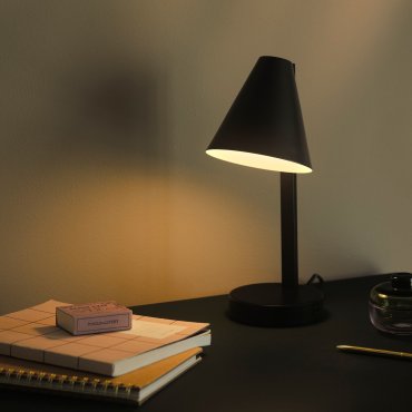 Nordlux Wilmer - Tischleuchte - Ø 13,7 x 32,9 cm - schwarz