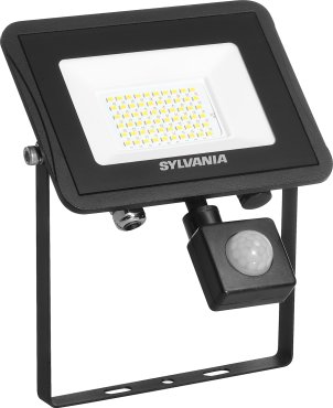 Sylvania Start Flood Flat - Strahler mit Sensor - 15,6 x 20,1 x 5,7 cm - 43W - IP65 - schwarz
