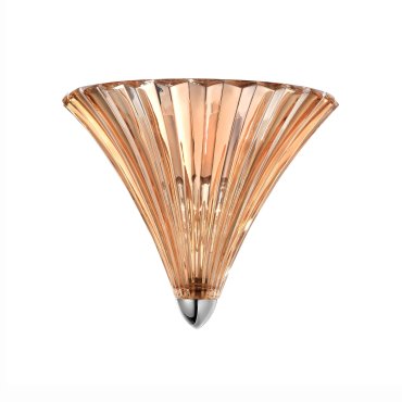 Nova Luce Guscio - Wandleuchte - 25 x 16 x 20 cm - bernsteinfarben