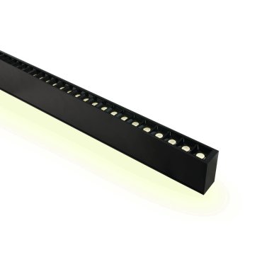 ONE Light LED Linear Profiles - Hängeleuchte - 130 x 7 x 3,5 cm - 40W + 20W LED inkl. - schwarz - weiße Lichtfarbe