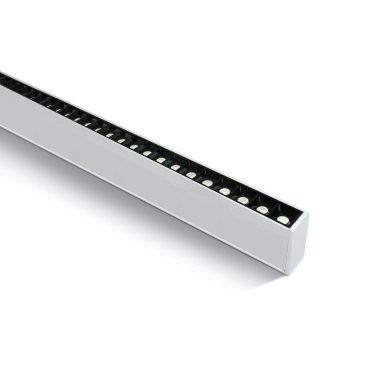 ONE Light LED Linear Profiles - Decken-/Hängelampe - 130 x 7 x 3,5 cm - 40W LED inkl. - weiß - warmweiße Lichtfarbe