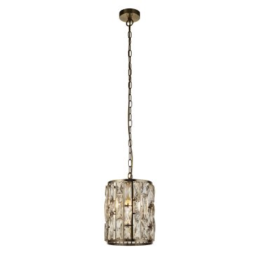 Searchlight Bijou - Hängeleuchte - Ø 22 x 150 cm - Messing antik und champagner