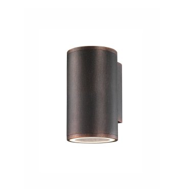 Nova Luce Nodus - Außenwandleuchte - 10,4 x 6,5 x 11 cm - IP54 - antikbraun