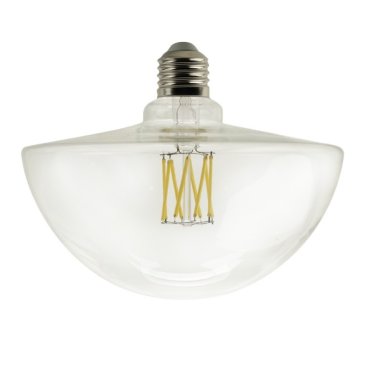 Daylight Italia Perfetta LED Lampe - Ø 15,9 x 12,9 cm - E27 - 6W dimmbar - 2700K - transparent
