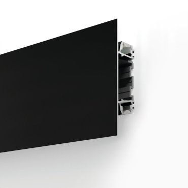 KLUS Plakin Duo - LED-Profil - 11 x 2,23 cm - schwarz