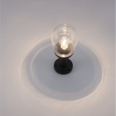 Nova Luce Omika - Gartenpfosten - Ø 15 x 37 cm - IP54 - dunkelgrau