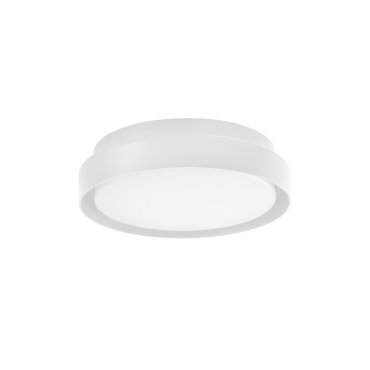 Nova Luce Oliver - Außen-Deckenleuchte - Ø 27 x 7 cm - 20W LED inkl. - IP65 - sandweiß