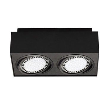 Zuma Line Boxy CL 2 - Aufbaustrahler 2L - 31 x 16 x 12 cm - schwarz