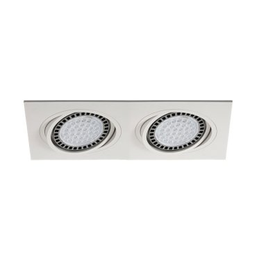 Zuma Line Boxy DL 2 - Einbaustrahler 2L - 350 x 180 mm, 315 x 155 mm Einbaumaß - weiß