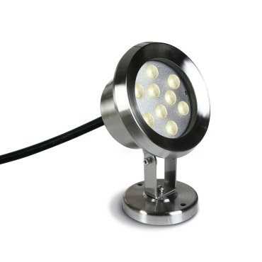 ONE Light LED Underwater Range - Unterwasser-LED-Strahler - Ø 14,3 x 21 cm - 9 x 1W dimmbare LED inkl. - IP68 - Edelstahl