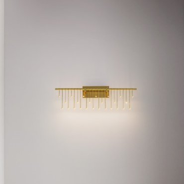 Nova Luce Stellar - Wandleuchte - 67 x 20 x 10 cm - 11W dimmbar LED inkl. - gold