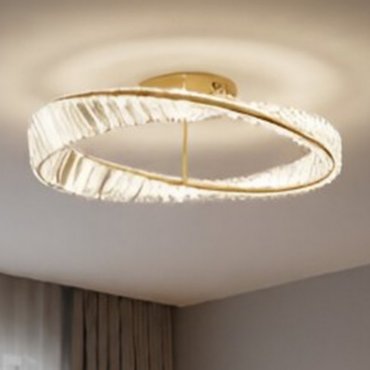 Nova Luce Aurelia - deckenleuchte - Ø 60 x 15 cm - 35W dimmbares LED inkl. - gold