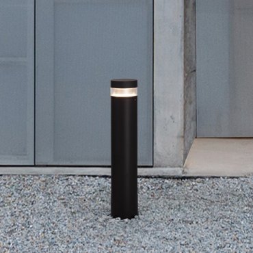 Nova Luce Tala - Gartenpfosten - Ø 13,4 x 70 cm - 12W LED inkl. - IP54 - dunkel anthrazit