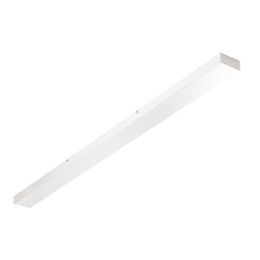 Perluci - Deckenplatte für 2 Lichtpunkte - 140 x 9 x 2,5 cm - weiß