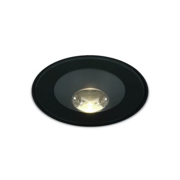 ONE Light Trimless Inground Range - Bodenspot für den Außenbereich - Ø 98 mm, Ø 136 mm Einbaugröße - 6W LED inkl. - IP67 - schwarz