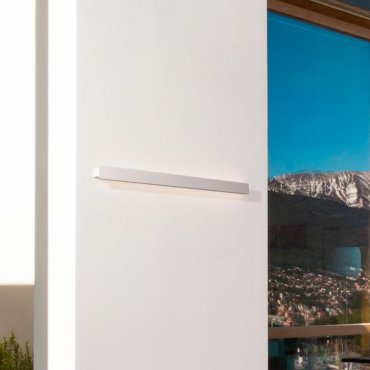 Nova Luce Path - Außenwandleuchte - 4,7 x 100 x 6 cm - 19W LED inkl. - IP65 - Sand Weiß
