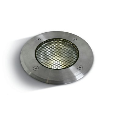 ONE Light COB Inground Range - Bodeneinbaustrahler für den Außenbereich - Ø 145 mm, Ø 132 Einbaugröße - 20W dimmbare LED inkl. - IP67 - Edelstahl - Lichtfarbe warmweiß