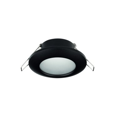 Nova Luce Tex - Einbaustrahler - Ø 93 mm, Ø 60 mm Einbaugröße - IP44 - sandschwarz