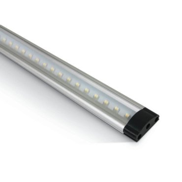 ONE Light LED Regalsystem - Profil - 100 x 2,5 x 0,9 cm - 10W dimmbare LED inkl - Aluminium und schwarz - 3000K