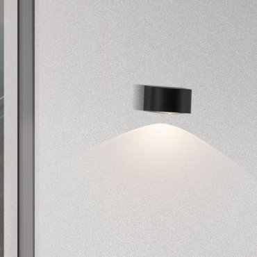 Nova Luce Opera - Außenwandleuchte - 11 x 6,8 x 10 cm -  6W LED inkl. - IP54 - dunkel anthrazit
