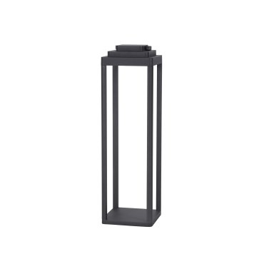 Nova Luce Figi - tragbare Stehleuchte mit USB-Anschluss - 50 cm - 2W dimmbare LED inkl. - IP65 - anthrazit