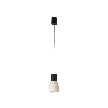 Faro Kombo - Hängeleuchte - Ø 12 x 21 cm - beige und schwarz