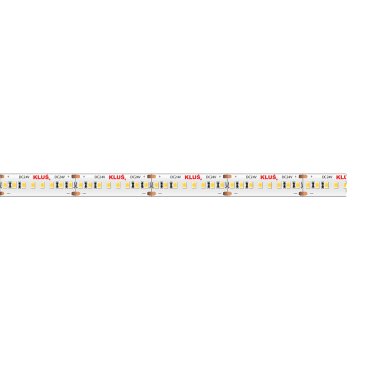 KLUS LED Streifen - 1cm breit, 500cm lang - 24Vdc - dimmbar - 9.6W LED pro Meter - 240 LEDs pro Meter - IP20