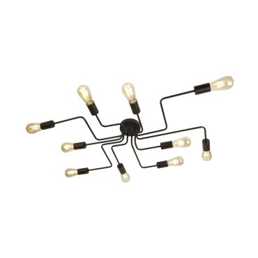 Searchlight Circuit - Deckenleuchte - 82 x 52 x 12 cm - mattschwarz