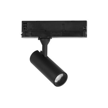 Nova Luce West - 3-Phasen Stromschienenstrahler - 16 x 4 x 19 cm - 10W LED inkl. - Sand schwarz
