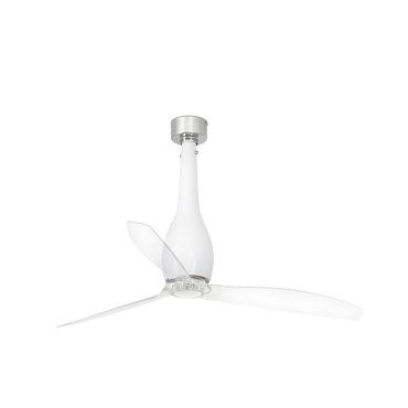 Faro Eterfan - Deckenventilator mit Fernbedienung - Ø 128 cm - matt weiß und transparent