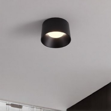 Nova Luce Atil - Deckenleuchte - Ø 35 x 22 cm - 24W LED inkl. - sand schwarz