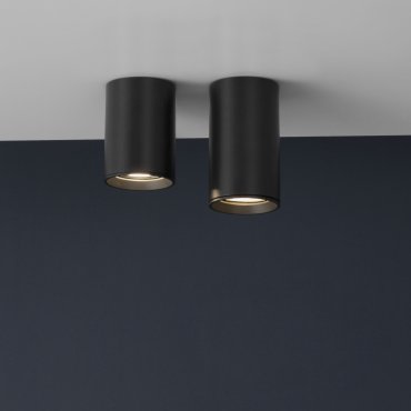 Nova Luce Loyd - Aufbaustrahler - Ø 6 x 10 cm - schwarz