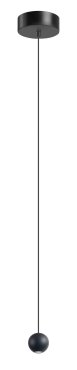 ETH Grace - hängeleuchte - Ø 4,8 x 250 cm - 4W dimmbare LED inkl. - schwarz