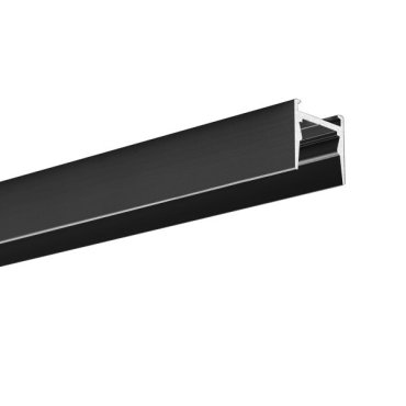 KLUS Micro-HG - LED-Profil für einen engeren Strahl - 1,6 x 1,5 cm - schwarz