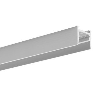 KLUS Micro-HG - LED-Profil für einen engeren Lichtkegel - 1,6 x 1,5 cm - silber eloxiert