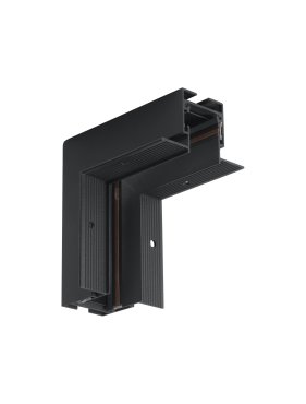 Nova Luce V-Verbinder - Eckverbinder für magnetisches Einbauprofil - 10,5 x 6,5 x 3,9 cm - sandschwarz