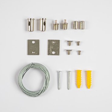 VK Lighting Eiva - magnetisches Schienensystem - Aufhängeset - 150 cm - Silber