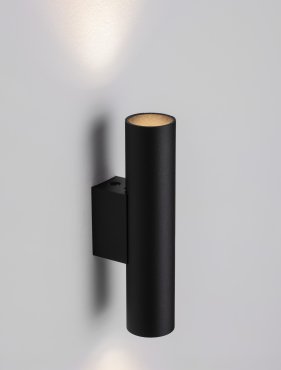 Nova Luce Mor – Wandleuchte – 4 x 6,5 x 18 cm – schwarz