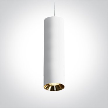 ONE Light Cylinder - Hängeleuchte - Ø 7,5 x 240 cm - weiß