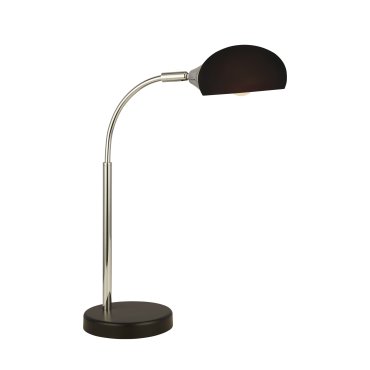 Searchlight Astro - Tischleuchte - 15 x 49 cm - schwarz und chrom