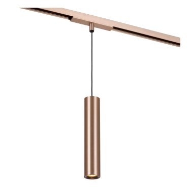Lucide Linial Luxus - magnetisches Schienensystem - Hängelampe - Ø 4 x 170 cm - 8W LED inkl. - Dimmfunktion und einstellbare Lichtfarbe über die App - champagner