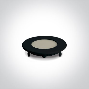 ONE Light Round Recessed Panels CCT V - Einbaustrahler - Ø 85 mm, Ø 70 mm Einbaugröße - inkl. 3W LED - schwarz - einstellbare Lichtfarbe
