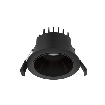 Nova Luce Carpo - Einbaustrahler - Ø 100 mm, Ø 90 mm Einbaumaß - inkl. 10W LED - schwarz