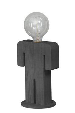 ETH Adam - tischlampe - 16 x 24 cm - grau