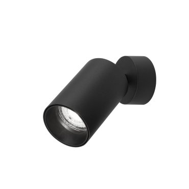 Nova Luce Tod - Aufbaustrahler 1L - 5,7 x 13 cm - sandschwarz