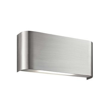 Searchlight Wall - Wandleuchte - 18 x 8 cm - 10W LED inkl - satiniert silber