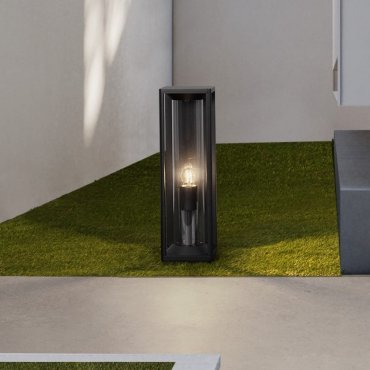 Nova Luce Pacific - Gartenpfosten - 14,5 x 50 x 14,5 cm - IP65 - dunkel anthrazit