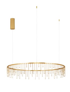 Nova Luce Stellar - Hängelampe - Ø 100 x 150 cm - 36W dimmbar LED inkl. - gold