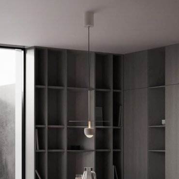 Nova Luce Edem - Hängelampe - Ø 30 x 217 cm - 8W LED inkl. - beige