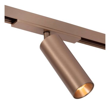 Lucide Linial Mox - magnetisches Schienensystem - Schienenstrahler - Ø 4,5 x 10 cm - 10W LED inkl. - Dimmfunktion und einstellbare Lichtfarbe über die App - Champagner
